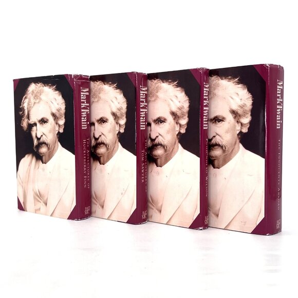 Mark Twain Book Set: Huck Finn Tom Sawyer Puddnhead Wilson The Innocents Abroad - Picture 2 of 16
